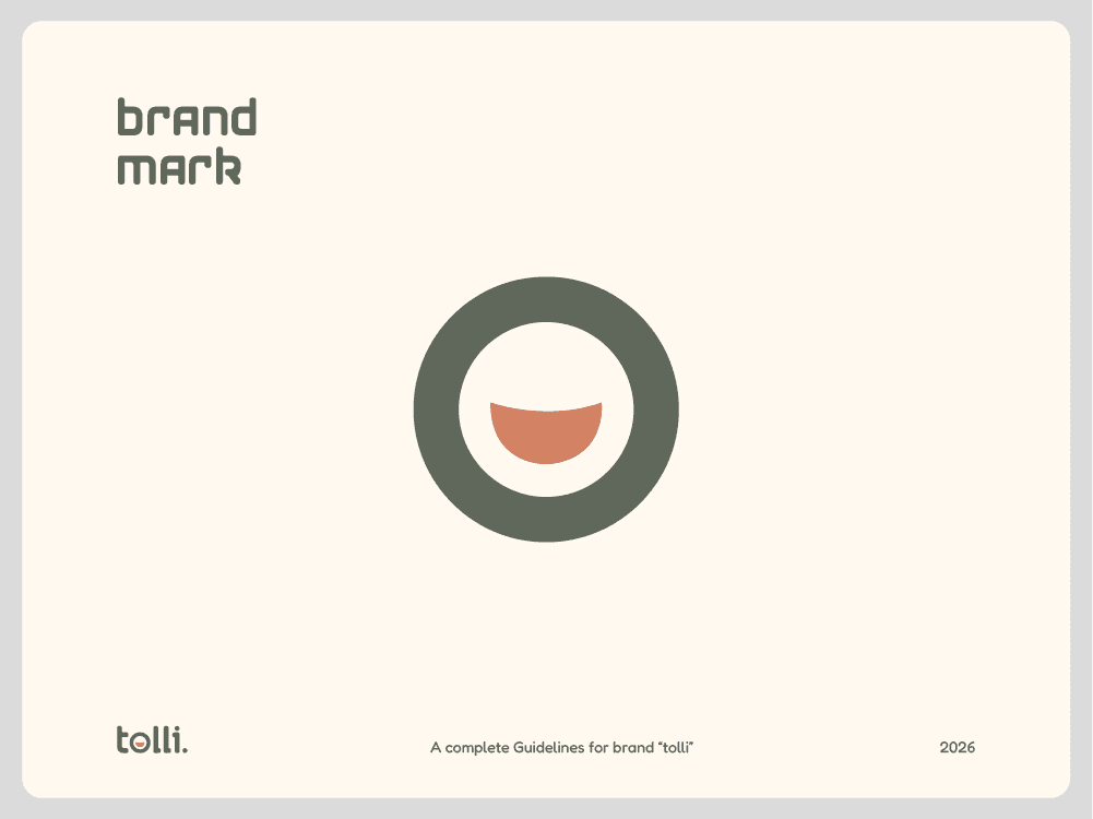 Tolli brand mark — the bowl-and-smile symbol